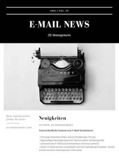 E-Mail News-Newsletter-ZS Management
