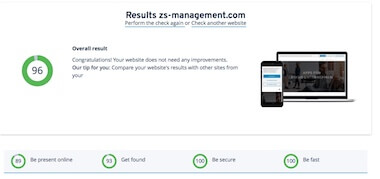 Website Speedtest mit CDN _ZS Management